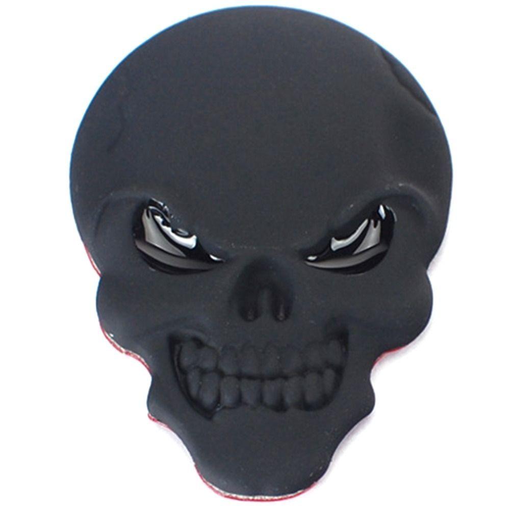 Zinc Zinc Zinc Alloy Skull Skeleton Car Decal 3D Metal 3d Metal Skull Emblem Badge  Motorcycle