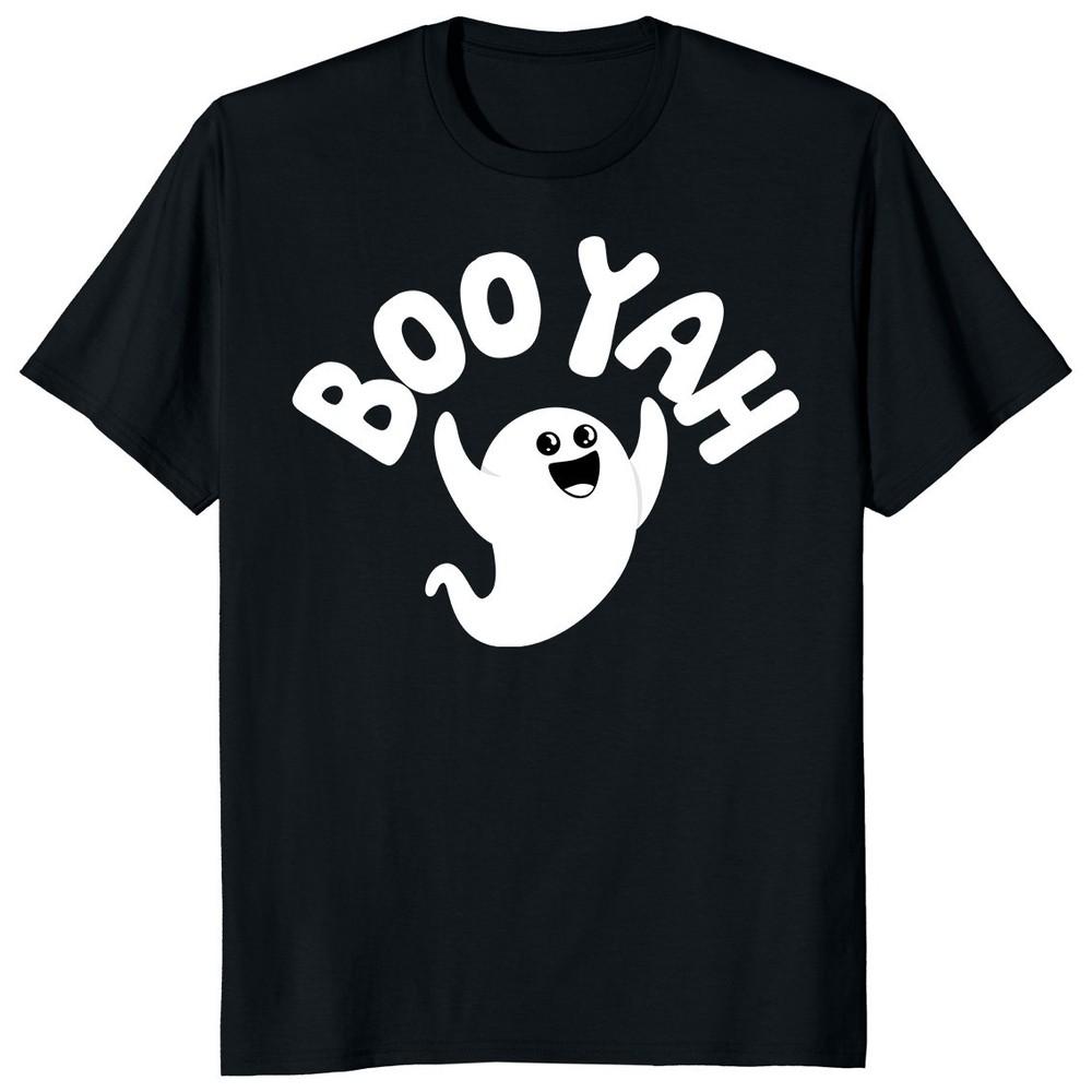 Boo Yah Ghost Funny Halloween T-shirt