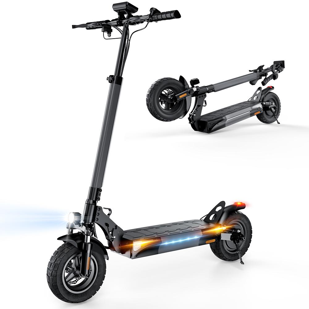 iScooter W9 Electric Scooter - 1000W Motor, 45km Range, 10" Tires, Foldable Design | Urban Commuter for Adults