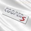 3D Металлическая Наклейка на Заднюю Дверь Багажника Cooper S D Эмблема Черными Буквами Аксессуар Декорации Кузова Автомобиля Для MINI T36 JCW