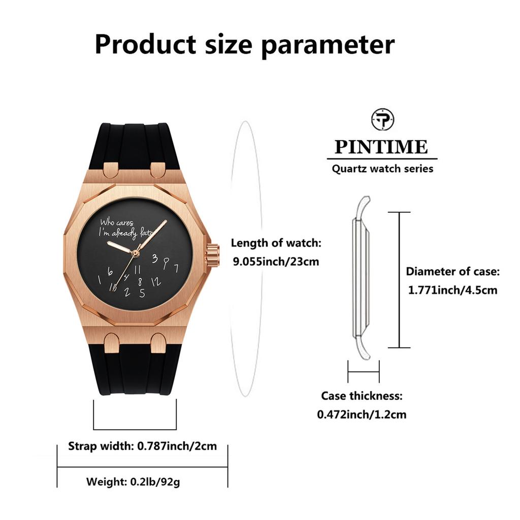 Men's Watch, Featuring a 12-Sided Circular Dial Design, Unique Graffiti-Style Digital Patterns, Silicone Strap, Quartz Movement,