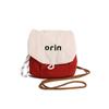 Модная детская легкая сумка через плечо с блоками цветов и вышивкой букв для детей из детского сада