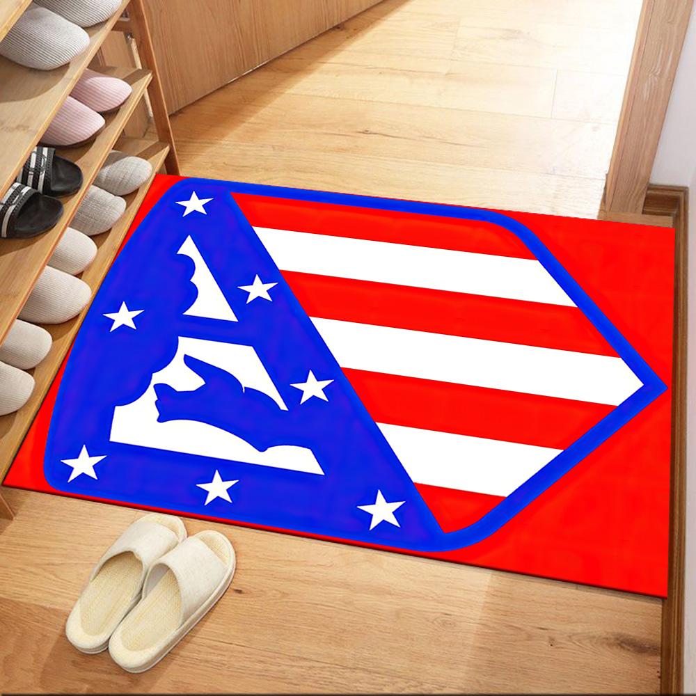 Atletico Madrid Floor Rug Office Rug Suitable For Decorate Room Balcony Foyer Hallway Antislip Carpet Anime Office Decor