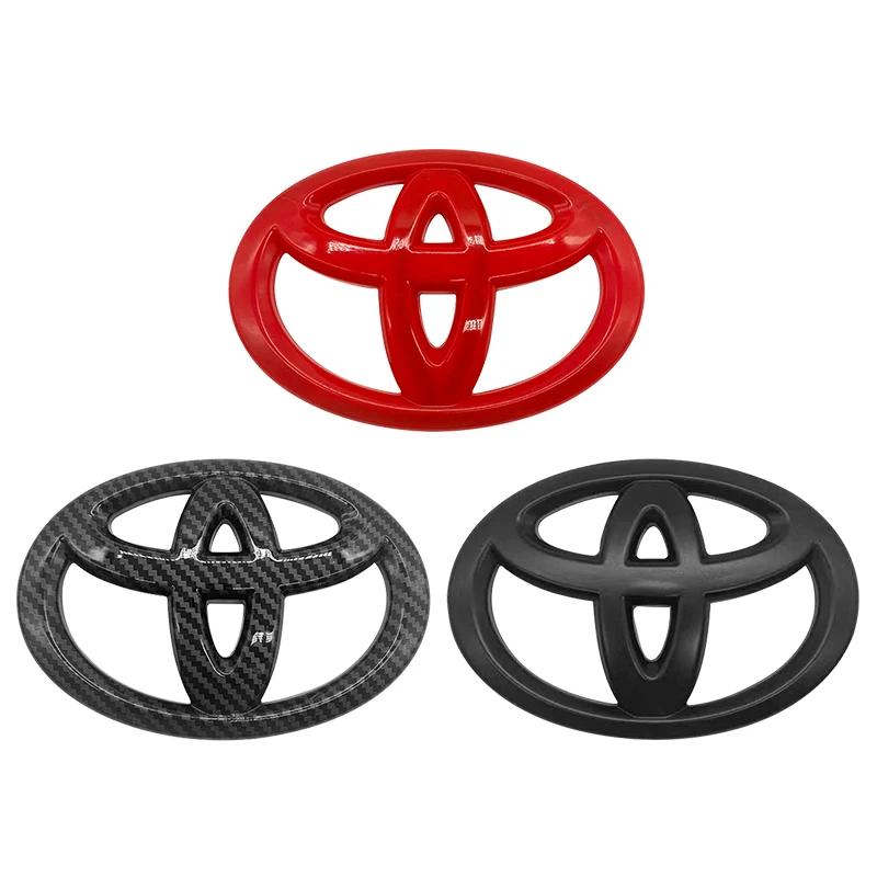Декоративные наклейки на руль автомобиля, эмблема для Toyota Hilux Prius Avensis Auris Verso Corolla Camry, наклейки на интерьер автомобиля