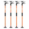 Cabinet Jack Support Pole, 4-Pack, 116-290 cm Steel Telescopic Quick Support Rod, Adjustable 3rd Hand System up to 70 kg Capacity for Installing