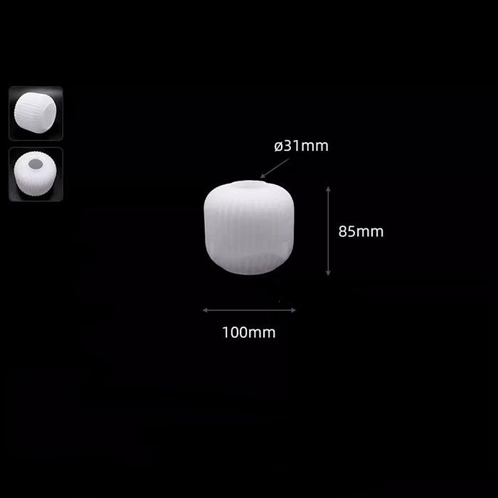 Прозрачный матовый абажур с отверстием 30 мм E14, сменный стеклянный абажур с отверстием 3 см зеленого и янтарного цвета для настенных светильников E12 Candle