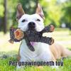 Пищащая игрушка для жевания собак Интерактивная плюшевая игрушка-медведь со звуком Неразрушимые зубы для собак