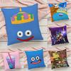 D-Dragon Quest Подушка-слизь Наволочка Наволочка Противопылевой клещ Подушка Невидимая молния Шелковистый короткий плюш Чехол для подушки дивана