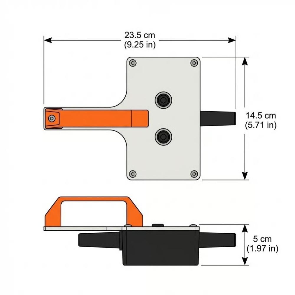 Fish Tape Cable Feeder Handheld Cable Pulling Tool Durable 8mm Wire Tugger  for Pipe Narrow Spaces