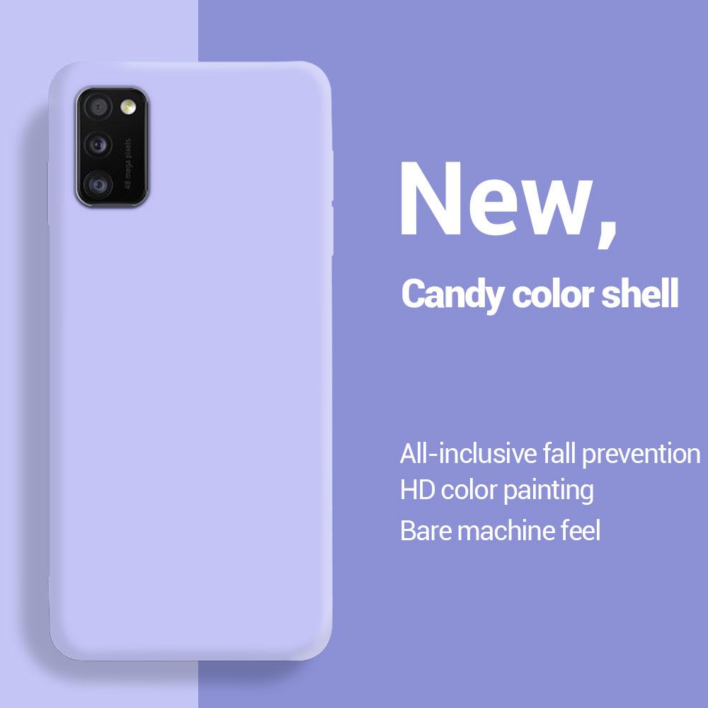 Жидкий мягкий силиконовый TPU чехол для Samsung Galaxy S20 S21 S22 S23 Plus Note 20 Ultra S21 FE 5G Задняя крышка Чехлы