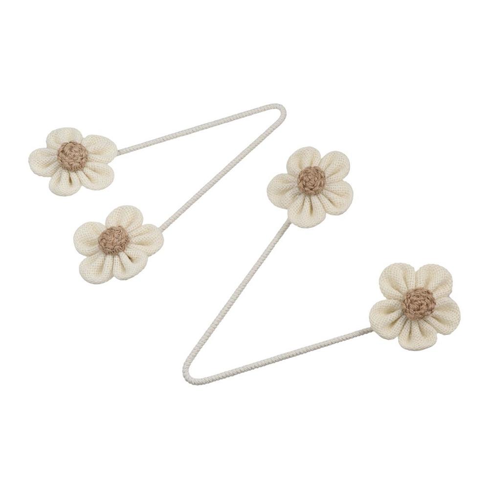 Цветочные завязки для штор ручной работы, элегантный мультяшный подхват для штор в детской комнате