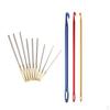 3pcs Aluminium Crochet Hooks with 9pcs Large-Eye Blunt for DIY Craft