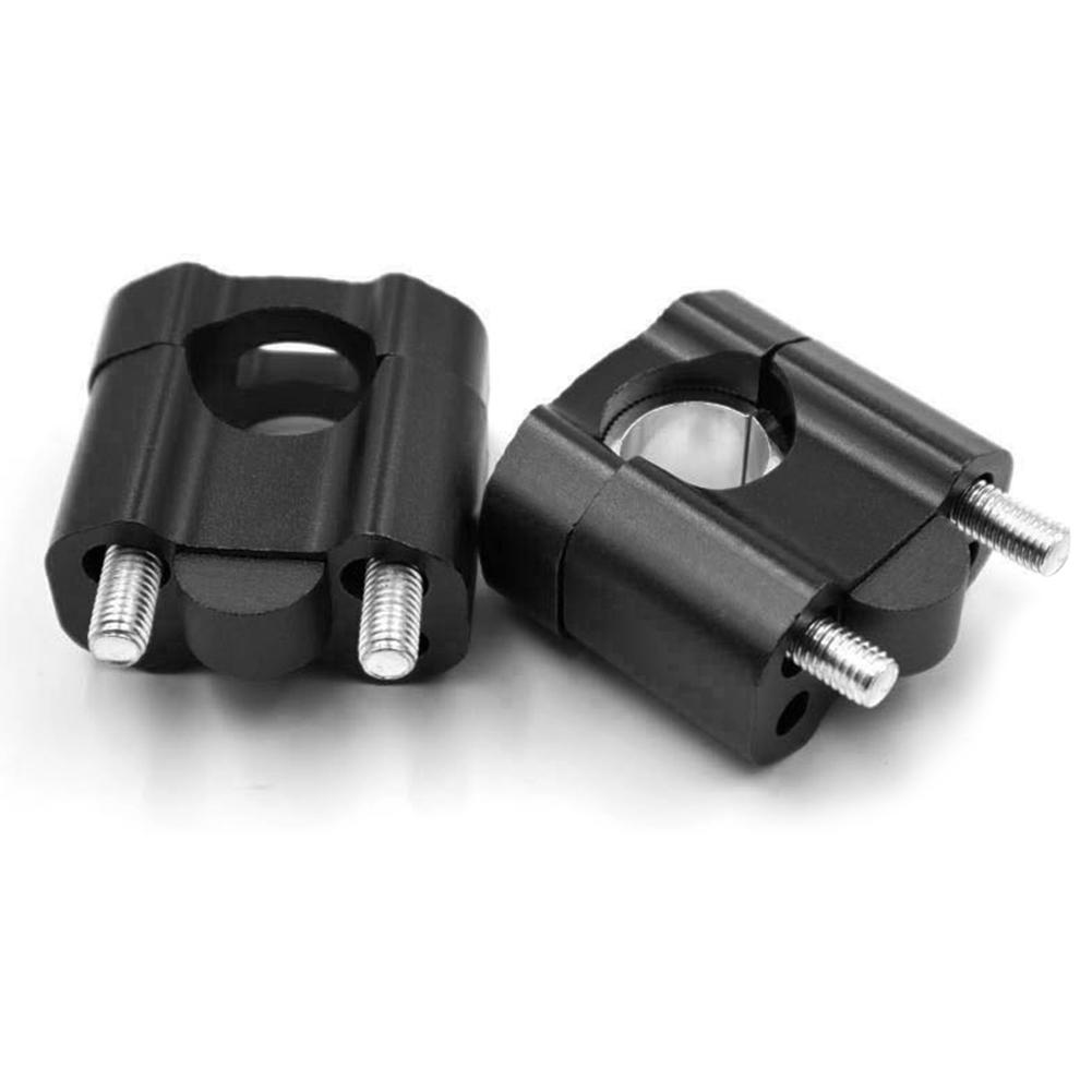 CNC Motorcycle Universal HandleBar Handle Fat Bar Risers Mount Clamp Adaptor 22mm 28mm For Pit Dirt Bike Racing Accessories