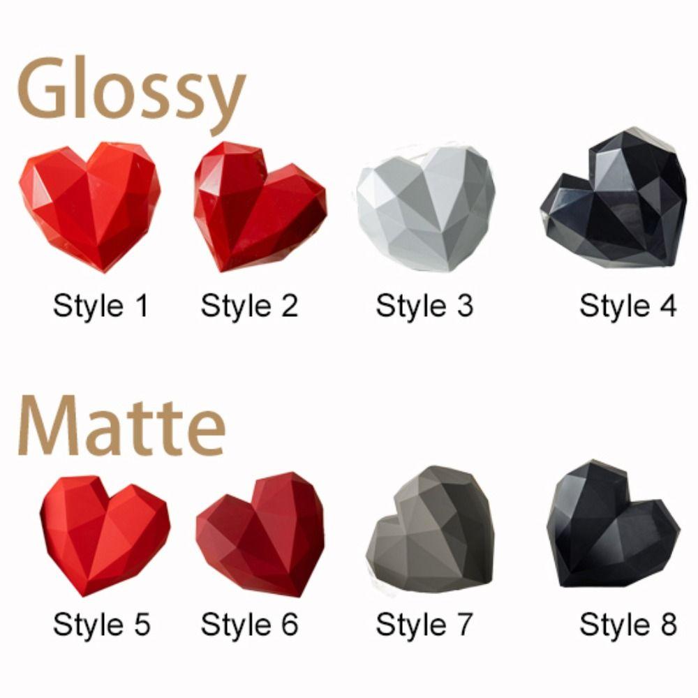 Пустые коробки ко Дню святого Валентина Матовая подарочная коробка ко Дню рождения Подарочная коробка в форме сердца ко Дню святого Валентина