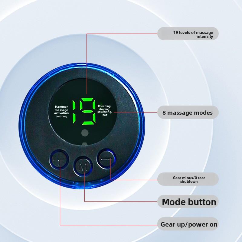 Интеллектуальный EMS массажер для ног, микротоковая машина для терапии ног, перезаряжаемый портативный импульсный массажный коврик для ног, массажер для ног