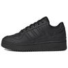 Кроссовки женские Forum Bold Stripes Triple Black Core-Black Cloud-White ID6844
