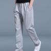 Мужские весенние свободные простые спортивные брюки, прямые повседневные брюки со средней талией
