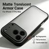 Чехол-броня с матовым покрытием для iPhone 17 Pro Max Air 16E 14 15 Plus 13 12 Mini 11 16 Pro Max, противоударный защитный чехол