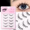 Natural Extremely Fine Transparent Terrier Comic Barbie Eye Dense Natural Simulation Sharpened False Eyelashes