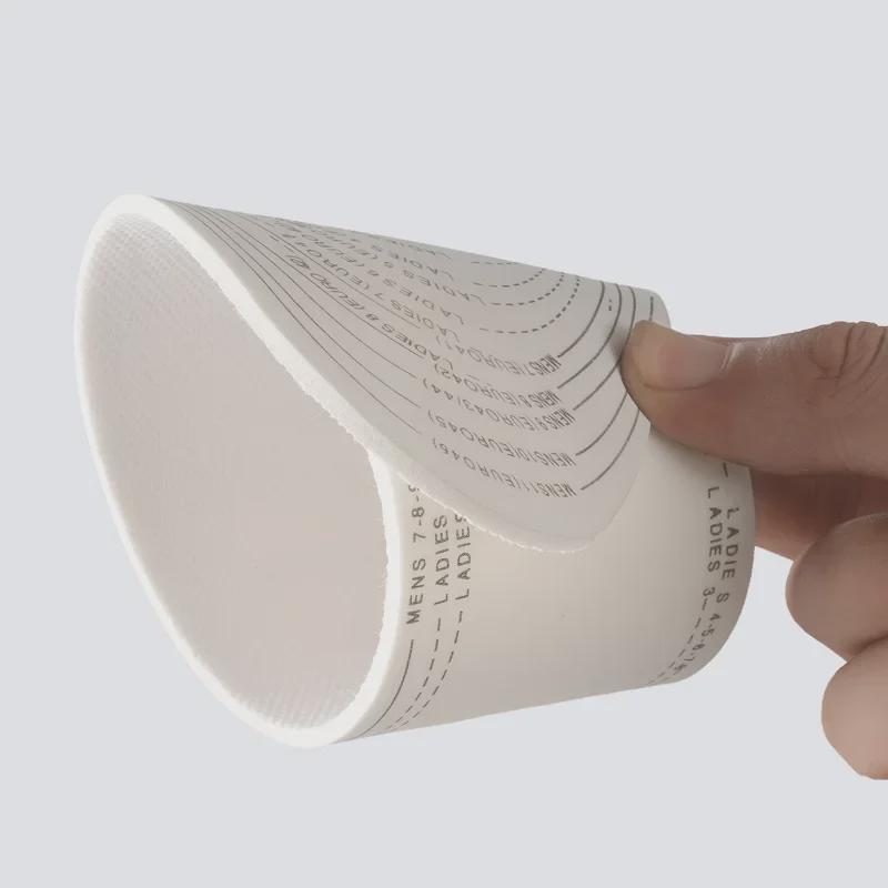 Универсальные дышащие амортизирующие стельки из латекса - белые, впитывающие пот, нетканые