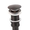 Stainless Steel Drain Stopper Matte Black Sink Stopper Easy Install Sink Drain  Bathroom Sink
