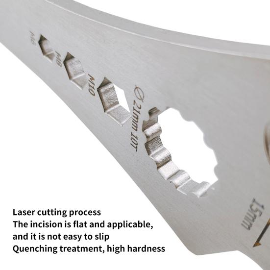 Велосипедный ключ Закалка Компактный из нержавеющей стали Многофункциональный ключ для ремонта педалей для улицы