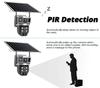 12MP 6K Solar 4G IP Camera CCTV Surveillance 10X Digital Zoom Outdoor Waterproof Monitor Pir Motion Detect Night Vision V380 Cam