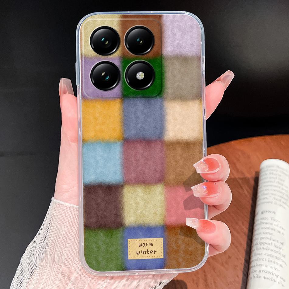 For Xiaomi 15T 14T Pro Phone Case Lovely Fish Patterns Soft TPU Clear Silicone Bumper For Xiaomi 15TPro 14 T Lightweight Funda