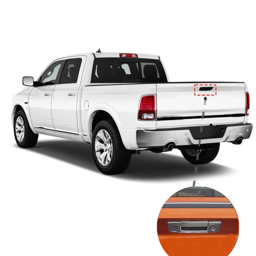 For Dodge Ram 1500 2500 3500 Tailgate Handle Cover with Keyhole w/o Camera Hole