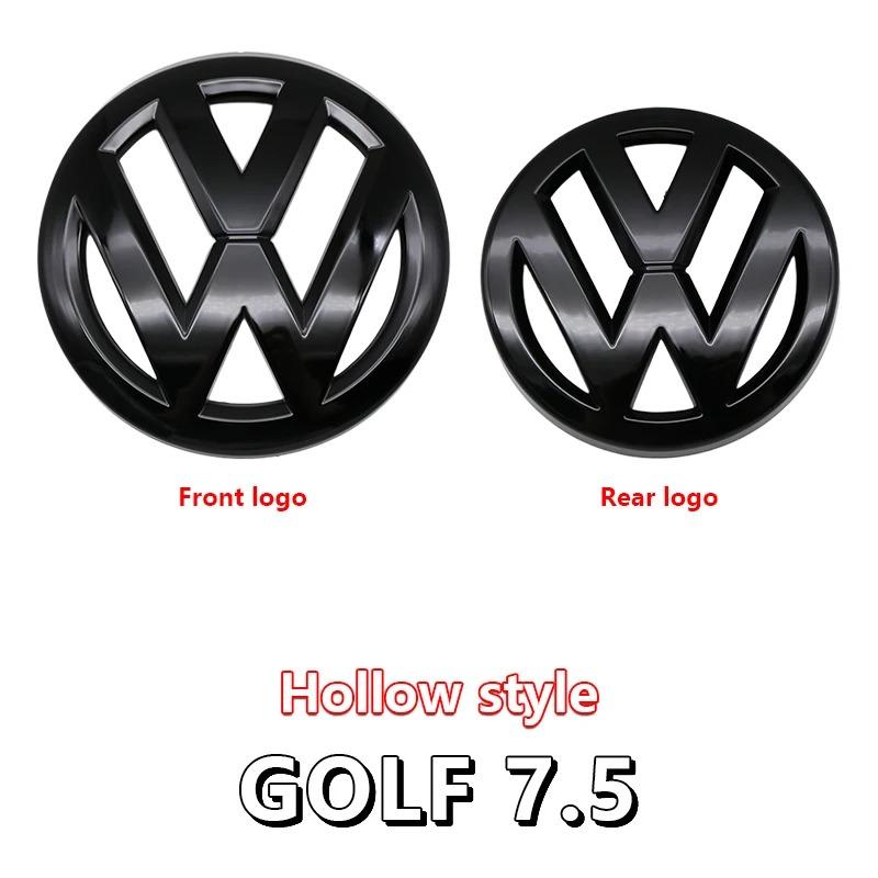 2026 Hot 2pcs ABS Car Front Grill Emblem Rear Trunk Badge Logo For Volkswagen VW Golf 4 5 6 7 7.5 8 Scirocco Premium Pro Plus Extra dj1
