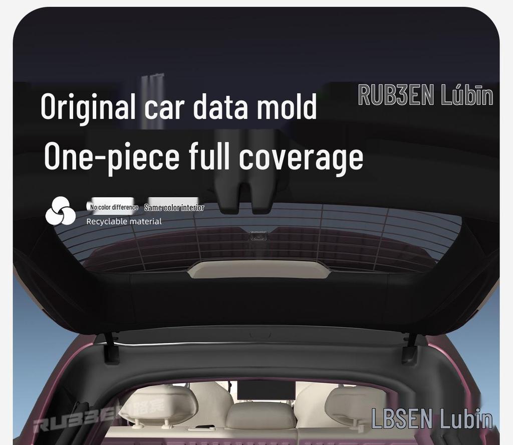 Xiaomi YU7 TPE Anti-Slip Trunk Mat, Iris Purple – Durable, Wear-Resistant Interior Accessory.