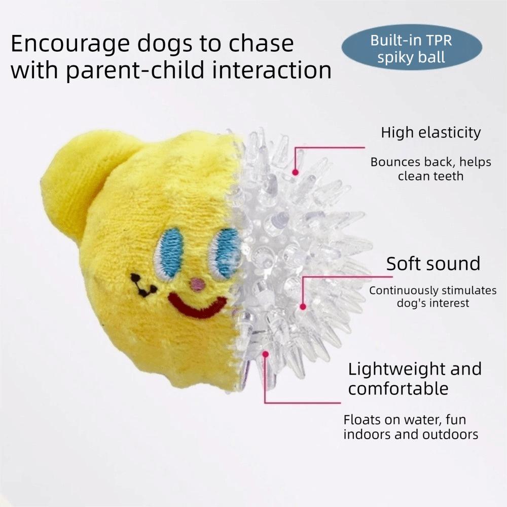 Bite-Resistant Squeaker Dog Toy Cartoon Animal Shaped Toy Dog Grinding Teeth Toys Training