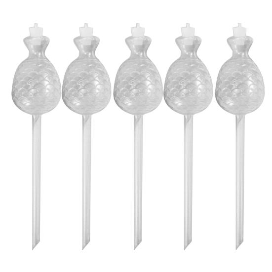 Юшенг Самополивающийся шар Дизайн ананаса Автоматические поливочные шары для растений Вставка для кашпо Устройство для полива с медленным высвобождением для комнатных горшечных растений Когда