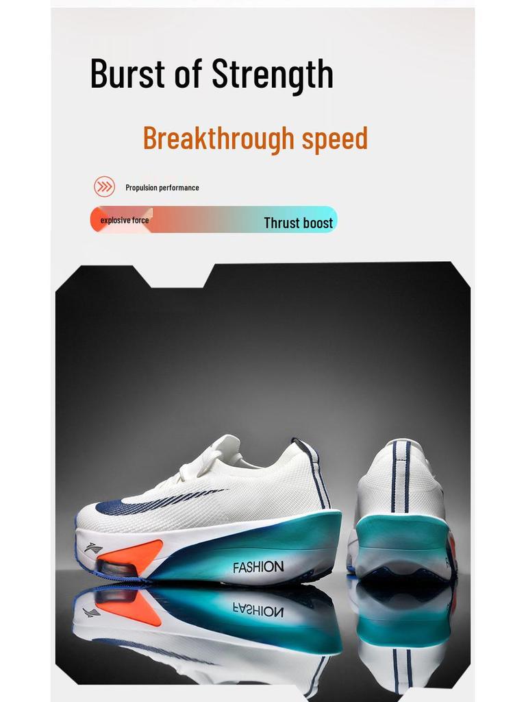 Марафонские гоночные кроссовки Alpha Pegasus 3-го поколения с карбоновой пластиной, амортизацией и воздушной подушкой.