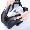 Portable Beach Pockets Quick Dry Cosmetic Organizer Case Durable Mesh Shower Bag  Bathroom