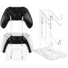 Универсальная двойная подставка для контроллеров PS5 PS4, прозрачный акриловый держатель для джойстика, крепление для геймпада Xbox