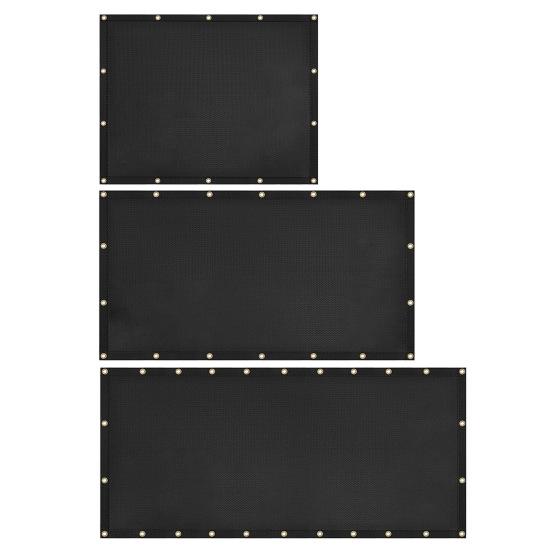 Heat Shield for Grill Fireproof Heat Insulation Cover BBQ Grill Mat Oil-proof Grill Wall Protector Fiberglass Balcony Privacy Screen Grill Pad