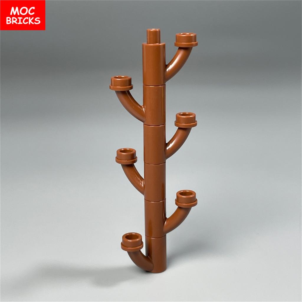 20pcs MOC Bricks Plant Stem 1566 Garden Farm House Scene Bouquet Accessories Building Block Parts DIY Christmas Gift Toy