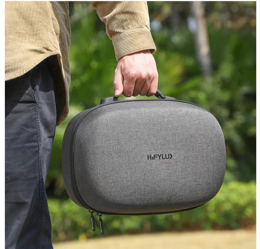 SHEAWA Чехол для PS VR2 Чехол для хранения Чехол для переноски Сумка Ударопрочный Жесткий чехол из ЭВА Может хранить такие аксессуары, как основное устройство PlayStation VR2, контроллер,