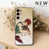 E-Egon S-Schiele Art Phone Case For Samsung S26,25,24,23,22,21,20,30,Ultra,Plus,Fe,Lite Black Shell