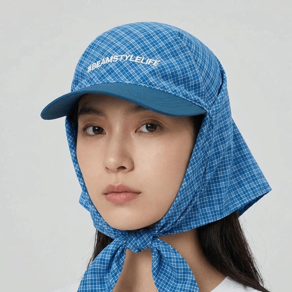 Korean Style Scarf Baseball Cap Y2k Strappy Bandana Hat Casual Letter Headscarf Hat Men