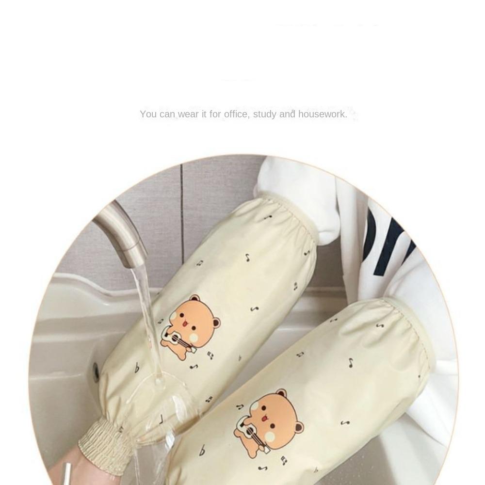 Защитная манжета с рисунком из мультфильма, грязезащитный противообрастающий чехол для рукава, практичные нарукавники