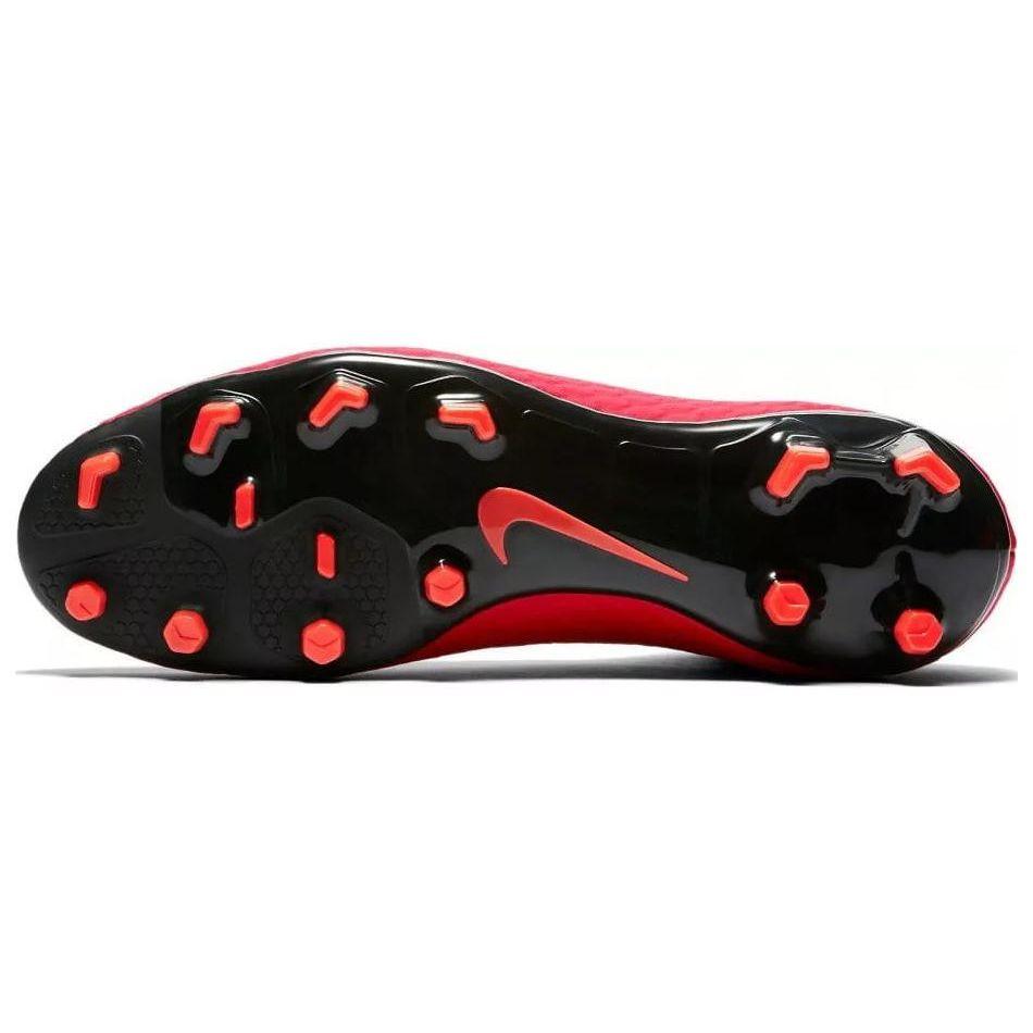 Nike Hypervenom Phelon 3 DF FG Высокие Прочные Легкие Футбольные Бутсы Мужские Футбольные Бутсы Красные Черные 917764-616