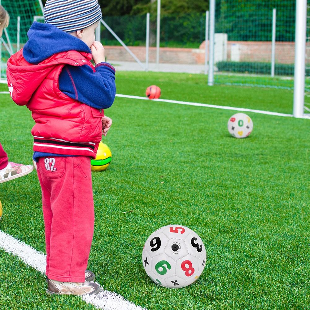 Детский спортивный футбольный мяч для спорта на открытом воздухе, размер 2, спортивный инвентарь для тренировок(Белый номер)