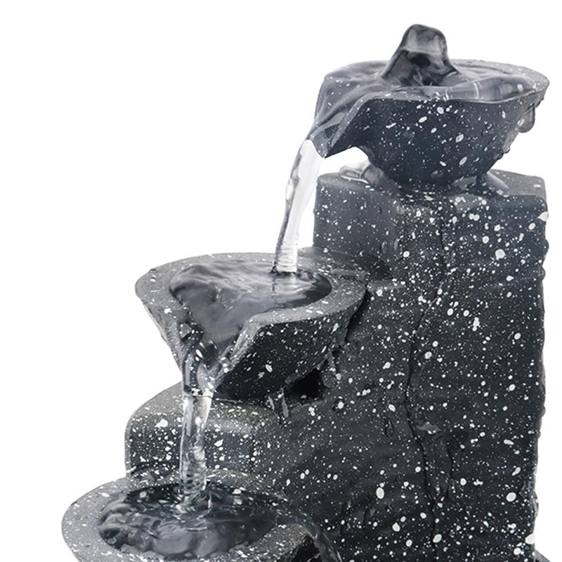 Фонтан Сцена Водопад Настольный Водопад Медитации Фэн Шуй