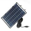 Outdoor 6W 12V Solar Panel for Surveillance CCTV Camera with DC5521 Output Solar Power Charging System