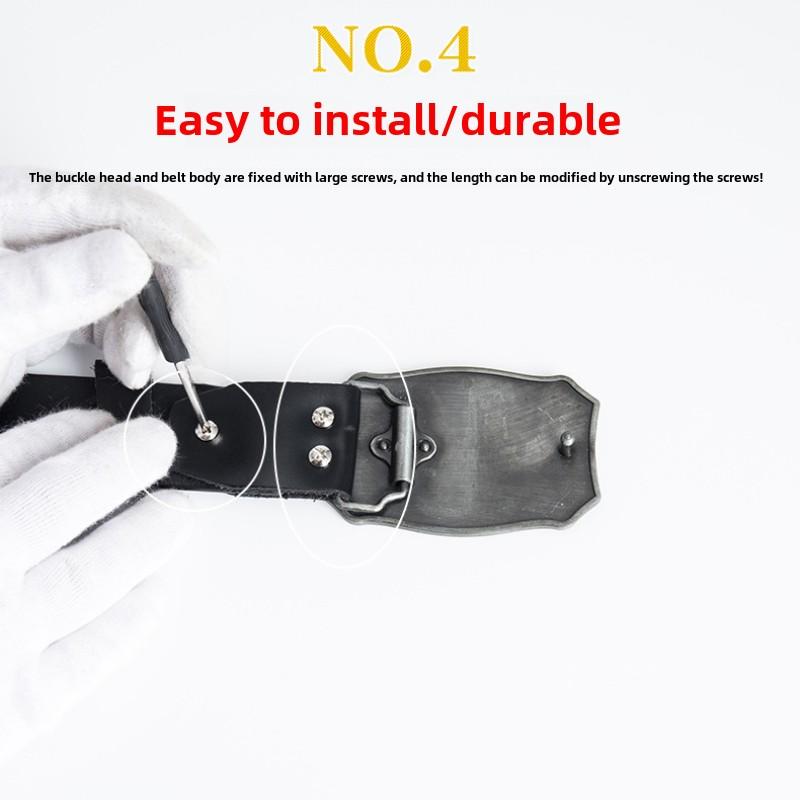 Новый ремень из коровьей кожи ретро панк рыцарский ремень модный тренд ремень скорость