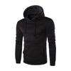 Mens 2026 Hooded Sweatshirt Loose Fit Fleece Lined Casual Pullover With Front Pocket