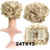 Curly Hair Chignons Hair Bun Claw Clip On Hair Wedding Retro Style