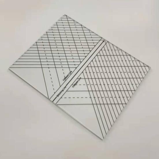 Акриловая прямая линейка для квилтинга 1/4-дюймовая линия шва линия стежка диагональная линия DIY швейные проекты линейка шаблон подарок любителям шитья